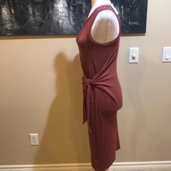 NWT Gap Sleeveless Racer Back Tank Styling Knot Twist Midi Dress Size XS - Picture 4 of 14